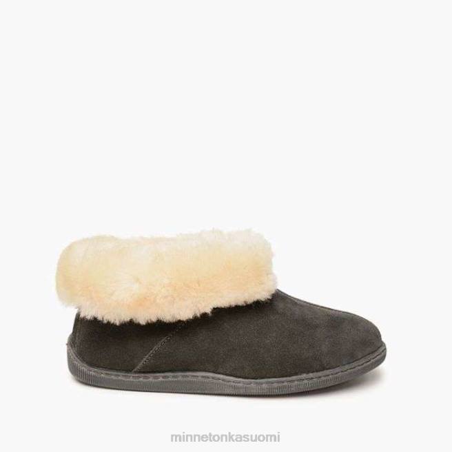 jalkineet fi Minnetonka miehet lampaannahkaiset nilkkurit puuhiili J884415