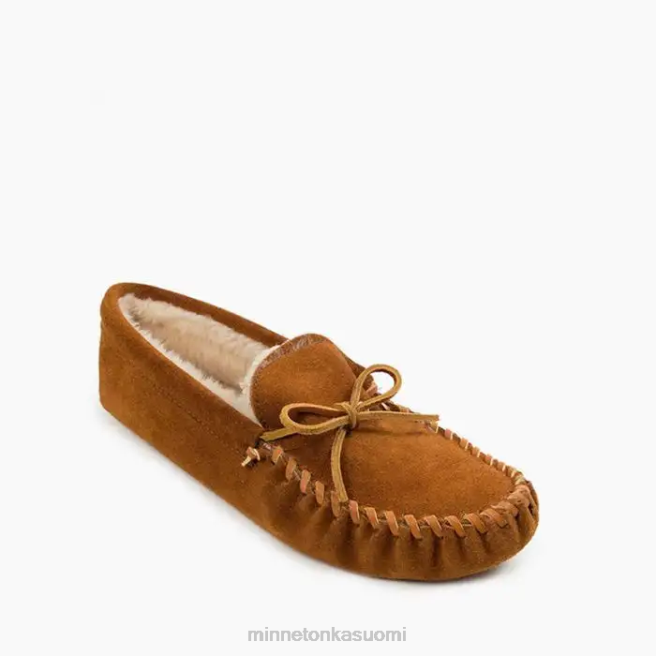 jalkineet fi Minnetonka miehet nukkavuorattu pehmopohja ruskea J884412