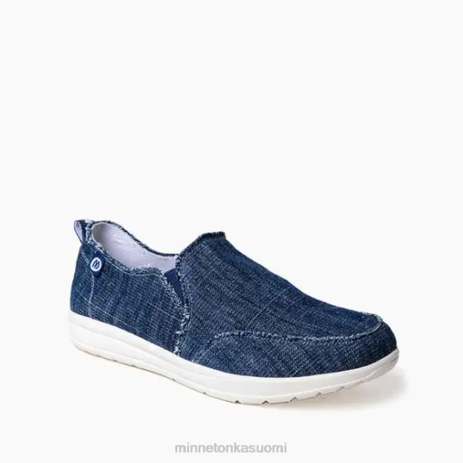 jalkineet fi Minnetonka naiset lakeus sininen denim J884135