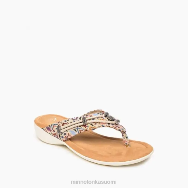 jalkineet fi Minnetonka naiset Silverthorne 360 kermainen neulakärkipainatus J884156