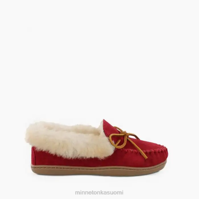 jalkineet fi Minnetonka naiset alppilammasnahka moc punainen J884228