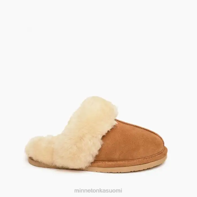 jalkineet fi Minnetonka naiset lampaannahkainen liukumäki kultainen rusketus J884236