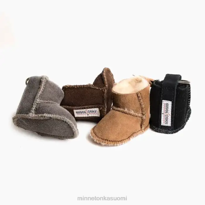 Lisätarvikkeet fi Minnetonka sukupuolineutraali mini boot avaimenperät harmaa J884535